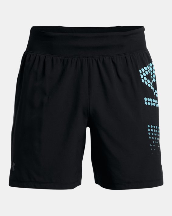 Men's UA SpeedPocket 7'' Shorts in Black image number 7